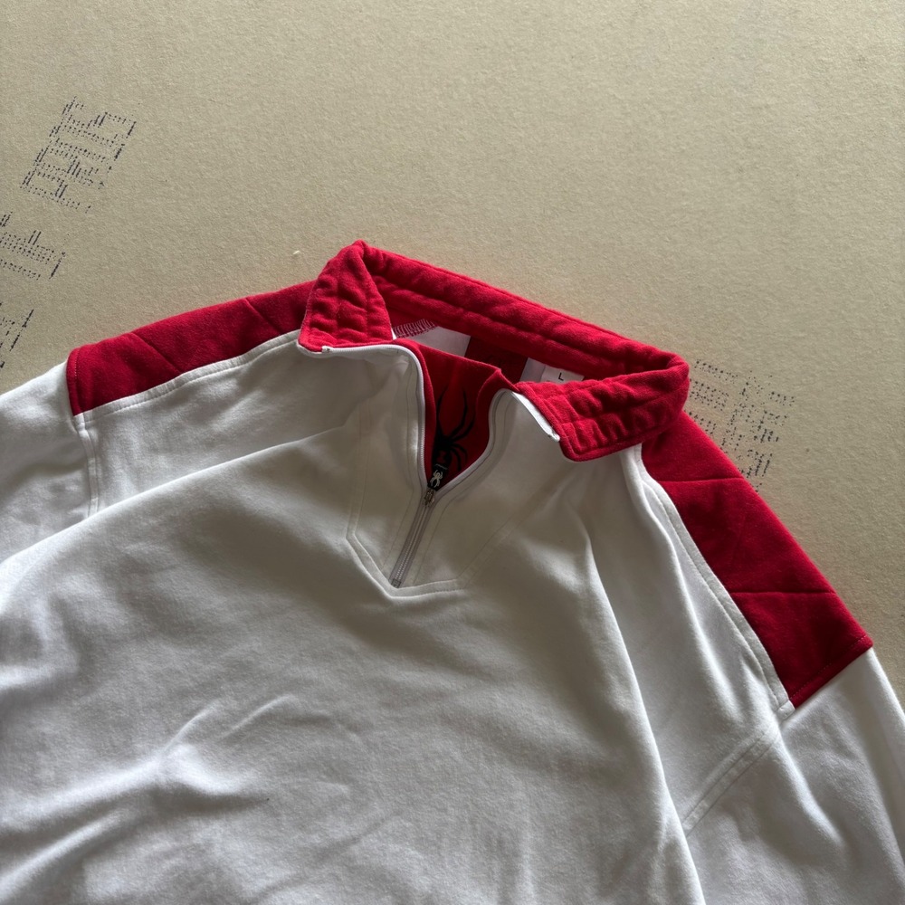 Y2K Spyder Quarter Zip Pullover Sweatshirt
